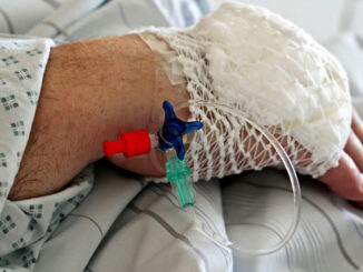 Patient im Krankenhaus